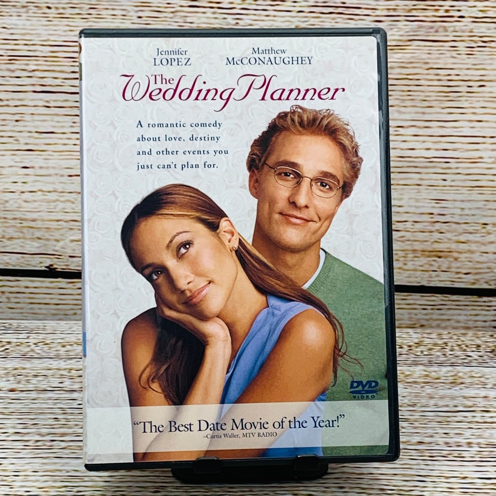 The Wedding Planner [2001 DVD] Jennifer Lopez Matthew‎ McConaughey Romantic